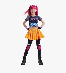 Kids Girls KPop Demon Hunters Costume Mira Costume Halloween Size 7-8Y - Picture 1 of 5