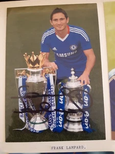 Frank Lampard Chelsea Signed Photo - Picture 1 of 1