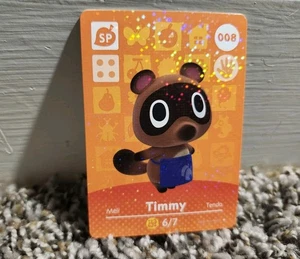 TIMMY #008 Animal Crossing Amiibo Auténtico Nintendo Tarjeta Como Nueva De la Serie 1 - Imagen 1 de 2