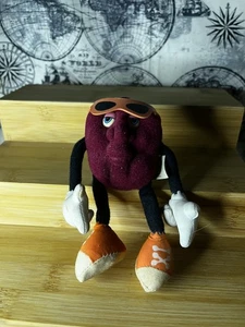 Vintage Applause 1987 California Raisin Man Bendable Plush Toy (Stained) - Picture 1 of 7