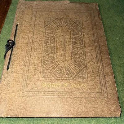 Recortes de álbumes de recortes de la década de 1940. ¡Junto con letras mecanografiadas originales! Escritos Foto 1 de 4