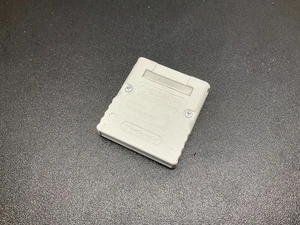 Scheda di memoria ufficiale Nintendo GameCube OEM DOL-020 autentica blocco 1019 TESTATA - Foto 1 di 3