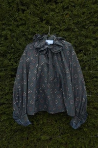 Joseph Copenhagen Blossom Jed Bluse 192 $ Damen Einheitsgröße dunkelblau NEU - Bild 1 von 9