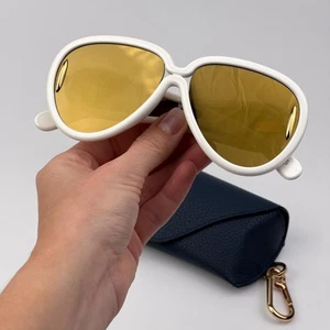 Loewe Damen Sonnenbrille weiß braun gold Pilot LW40132I X PAULA'S IBIZA 25G NEU - Bild 1 von 10