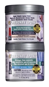 PC Products PC-Masonry Epoxy Adhesive Paste, Two-Part Repair, 8oz in Two Cans, - Picture 1 of 3