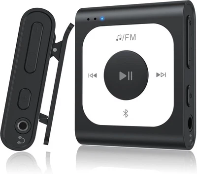 AGPTEK 64GB Clip MP3 Player with Bluetooth, A53PL Portable Music Player with - Image 1 of 4