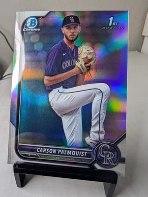 2022 Bowman Draft Chrome Refractor 1st Carson Palmquist #BDC-31 - Image 1 of 2