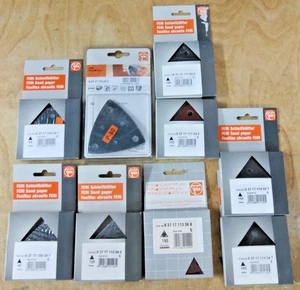 FEIN Schleifblätter f. Deltaschleifer, gelocht, div Körnungen 8 Packungen - Bild 1 von 9