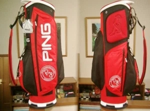 PING Golf Bag Red Black White Unisex Eco Knapsack Style Handle Light Weight JP - Picture 1 of 10
