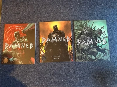 Batman Damned #1-3 (DC Black Label) Complete Set Variant Covers - Image 1 of 2