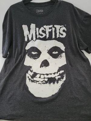 Camiseta Misfits Crimson Ghost Talla 2xl Gris Manga Corta  Foto 1 de 3