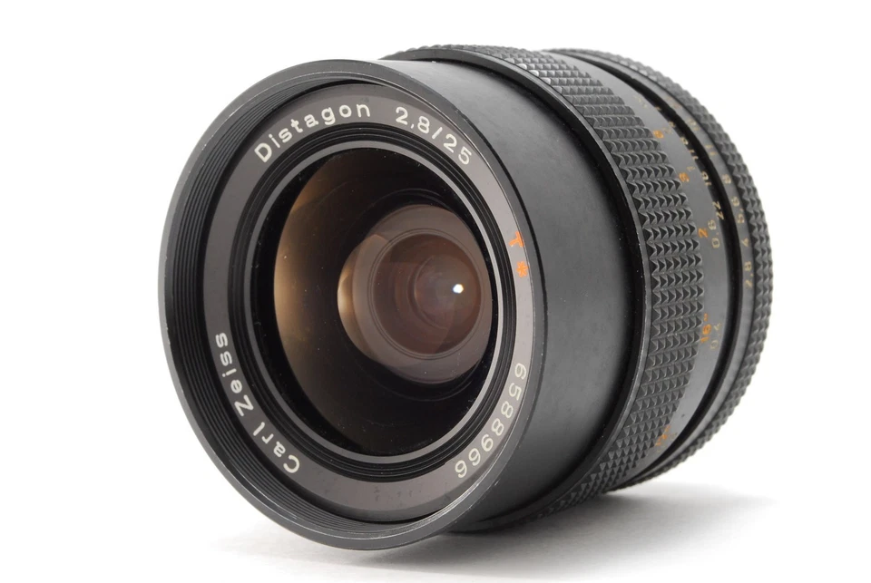 [Exc+5] Contax Carl Zeiss Distagon T* 25mm f/2.8 AEG MF Lente C/Y Montaje JAPÓN - Imagen 1 de 4