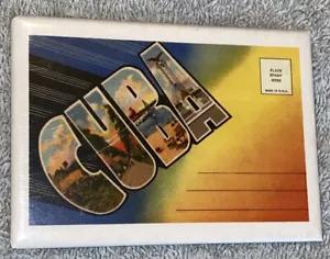 Souvenir Refrigerator Magnet - Cuba - Rectangular - Picture 1 of 4