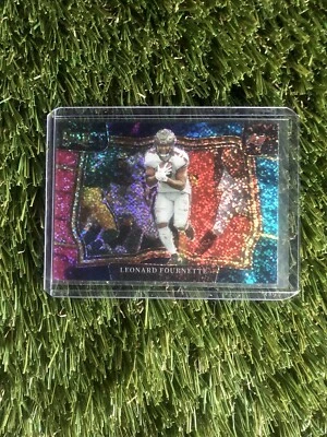 2022 Select Cosmic Prizm Leonard Fournette Field Level No. 466 Buccaneers SSP - Image 1 of 4