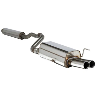 Impianto completo FOX acciaio inox da cat. VSD ESD Audi 80 B4 2x76mm - Immagine 1 di 4