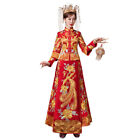 Chinese Traditional Costume Wedding Bridal Dress Women Phoenix Embroidery Hanfu 