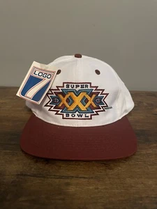 NWT Vintage Dallas Cowboys 1995 Superbowl Champions Logo 7 Snapback Hat Cap (H1) - Picture 1 of 9