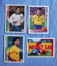 1994 Maldini Romario Enrique Cafu World Cup 94 UPPER DECK USA 4 Card