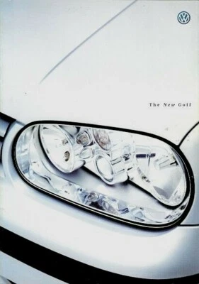 Volkswagen Golf Hatchback MK4 1997-1998 lanzamiento al mercado del Reino Unido 16pp folleto de ventas Foto 1 de 2