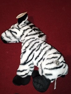Busch Gardens Zebra Plüsch 100 % recycelt 14 Zoll hoch neu mit Etikett - Bild 1 von 10