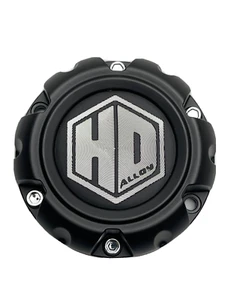 HD Alloy Matte Black Wheel Center Cap CAP94804-H 94804-H-FB+HD - Picture 1 of 3