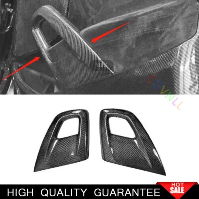 Cubierta de reposabrazos interior de fibra de carbono real para Hyundai Veloster 11-2016 Foto 1 de 4