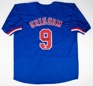 MARQUIS GRISSOM Signed Montreal Expos Custom XL Jersey (JSA Witnessed COA) - Picture 1 of 5