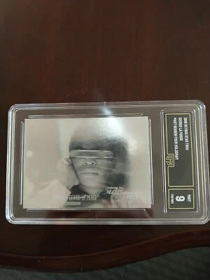 Geordi Laforge 1996 Skybox Star Trek Season 4 #HG7 Hologram GMA Graded 9 Mint - Image 1 of 3