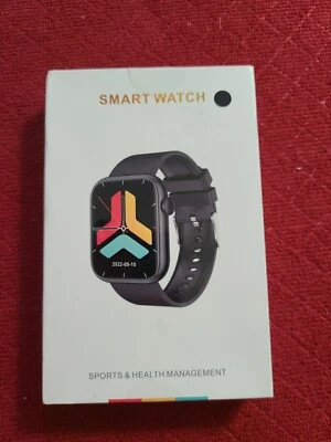 Smart Watch Waterproof Smartwatch, Bluetooth Compatible iOS Android Qx7 Black
