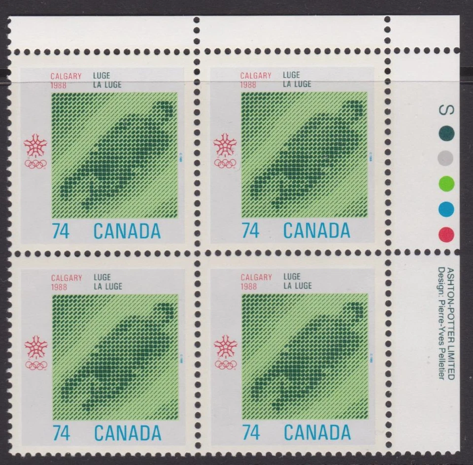 Canada 1988 #PB1198 UR - Calgary Olympic Winter Games MNH - Image 1 of 1