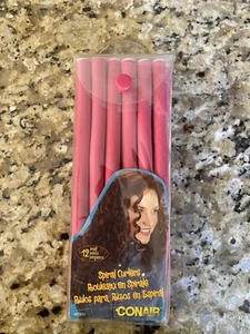Conair Spiral Curlers Small-  12 Count Soft Curls Item #62501 NEW - Picture 1 of 4