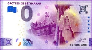 UEKR / GROTTES DE BETHARRAM / BILLET 0 € / NULL EURO-SCHEIN / 0 € 2023-1 - Picture 1 of 1