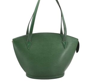 Auth Louis Vuitton Epi Saint Jacques Shopping Shoulder Bag Green M52264 LV 6162H