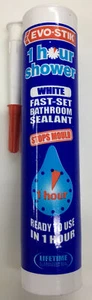 Evo-Stik - 1 Hour Shower Sealant White 310ml *new* - Picture 1 of 2