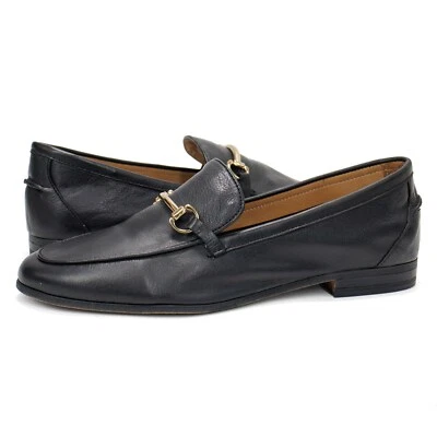 Women Spring Step Anianka Black Leather Loafer Casual Comfort Flats - Image 1 of 4