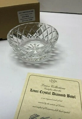 LENOX Crystal 3.5" Diamond Bowl - Image 1 of 3