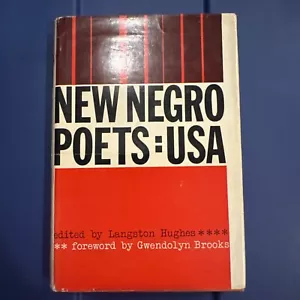 New Negro Poets USA Edited By Langston Hughes 1st Edition 4th Printing HC DJ - Picture 1 of 17