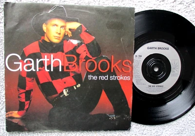 Garth Brooks - The Red Strokes  7"  Single   Vinyl is NEAR MINT. - Image 1 of 2