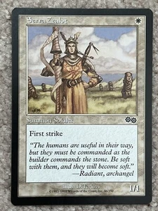 MTG Serra Zealot URZA'S SAGA NM WHITE Magic the Gathering - Picture 1 of 1