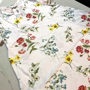 S Small Womens LuLaRoe Jessie Pocket Dress Multi Color Floral on White - Picture 1 of 4