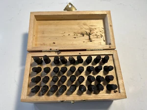 Pgh. 36Pcs 2 3/8" High Carbon Steel Metal Punch Letter & Number Stamping Set - Picture 1 of 9