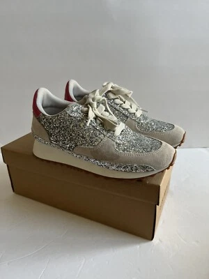 Nuevas Tenis Steve Madden Genesis Plata Brillo Talla 6 Foto 1 de 4