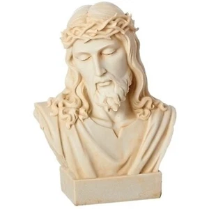 Ivory Color Jesus Bust Statue Figurine 8.25 Inch - Picture 1 of 3