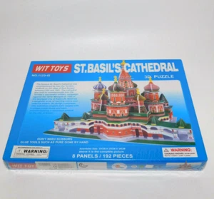 WIT TOYS 3D Puzzle ST. BASIL'S CATHEDRAL 192 Pieces Number 1123-15 New Sealed - Picture 1 of 4