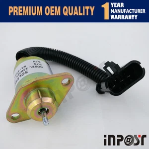 New SA-4561-T 12V Stop Solenoid Valve For Kubota CT4.91-V1505 R90 - Picture 1 of 4
