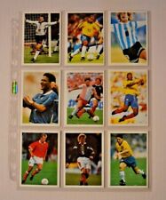 PG Tips Tee Fußball Trading Cards-20 Sammelkarten komplett 1998 m.Zidane,Beckham
