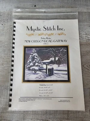 Nueva casa de invierno Mystic Stitch Oregon Road Gateway patrón punto de cruz 242c Foto 1 de 4