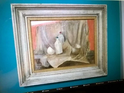 ARNOLD DRAPIN (DENKMALGESCHÜTZT) MID CENTURY "NATURMORT?" ORIGINAL ÖLGEMÄLDE, SIGNIERT - Bild 1 von 4