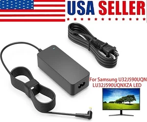 AC Adapter For Samsung U32J590UQN LU32J590UQNXZA LED Monitor Charger Power Cord - Picture 1 of 4