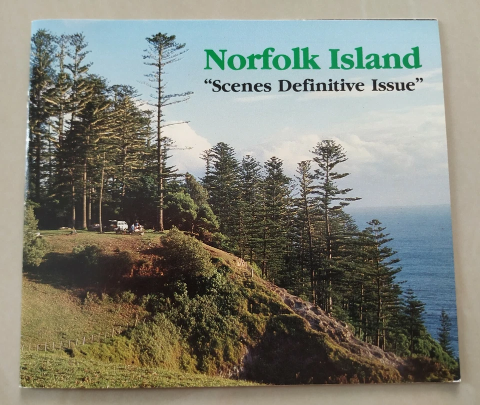 1987 Norfolk Island Scenes Definitive 16v Stamps Official Souvenir Album Pack - Image 1 of 4